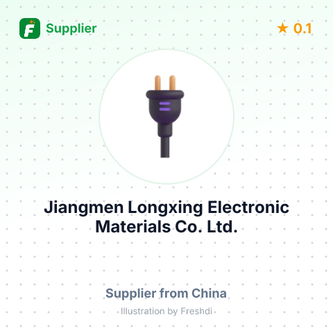 Jiangmen Longxing Electronic Materials Co., Ltd. – summary card, no photo uploaded yet