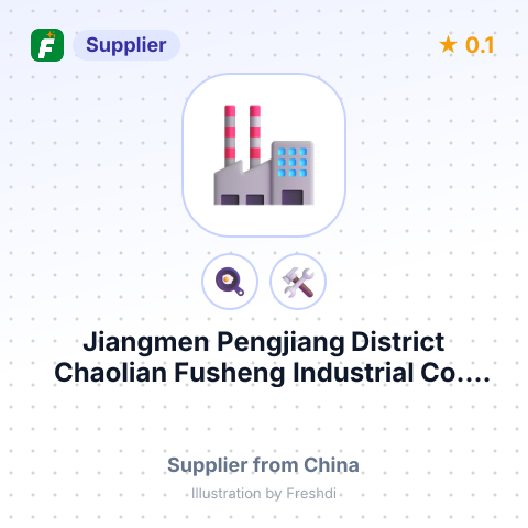 Jiangmen Pengjiang District Chaolian Fusheng Industrial Co., Ltd. – summary card, no photo uploaded yet