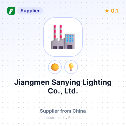 Jiangmen Sanying Lighting Co., Ltd. – summary card, no photo uploaded yet