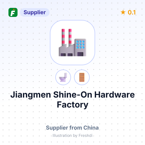 Jiangmen Shine-On Hardware Factory – summary card, no photo uploaded yet