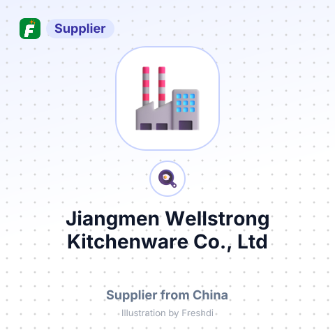 Jiangmen Wellstrong Kitchenware Co., Ltd – summary card, no photo uploaded yet