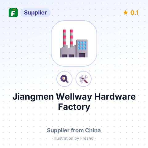 Jiangmen Wellway Hardware Factory – summary card, no photo uploaded yet