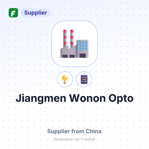 Jiangmen Wonon Opto – summary card, no photo uploaded yet