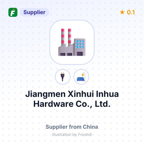 Jiangmen Xinhui Inhua Hardware Co., Ltd. – summary card, no photo uploaded yet