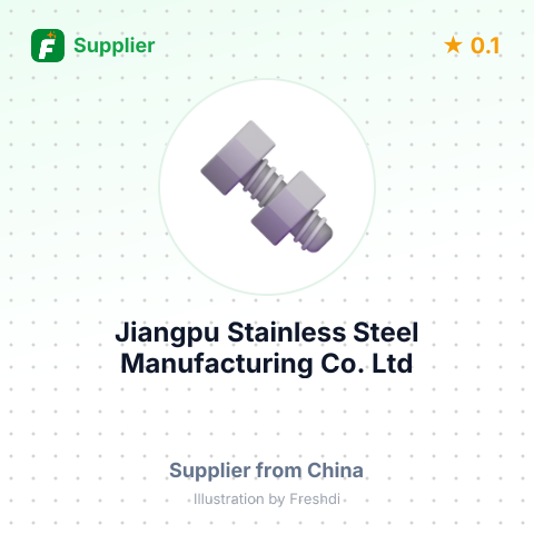 Jiangpu Stainless Steel Manufacturing Co.,Ltd – summary card, no photo uploaded yet
