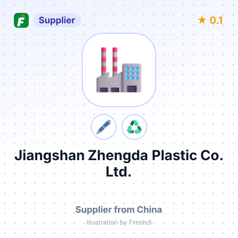 Jiangshan Zhengda Plastic Co., Ltd. – summary card, no photo uploaded yet