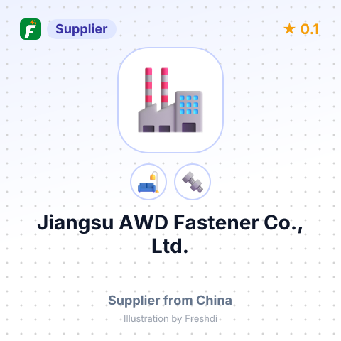 Jiangsu AWD Fastener Co., Ltd. – summary card, no photo uploaded yet