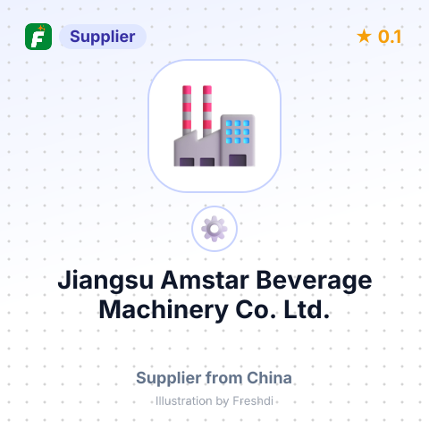 Jiangsu Amstar Beverage Machinery Co., Ltd. – summary card, no photo uploaded yet