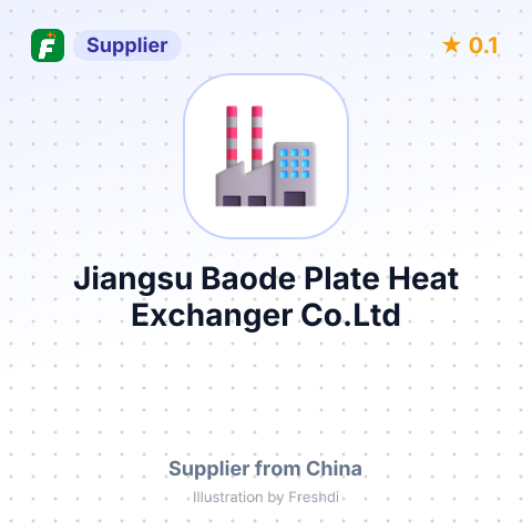 Jiangsu Baode Plate Heat Exchanger Co.Ltd – summary card, no photo uploaded yet