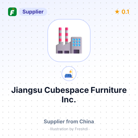 Jiangsu Cubespace Furniture Inc. – summary card, no photo uploaded yet