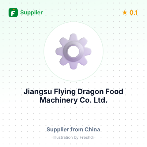 Jiangsu Flying Dragon Food Machinery Co., Ltd. – summary card, no photo uploaded yet
