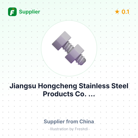 Jiangsu Hongcheng Stainless Steel Products Co.,... – summary card, no photo uploaded yet