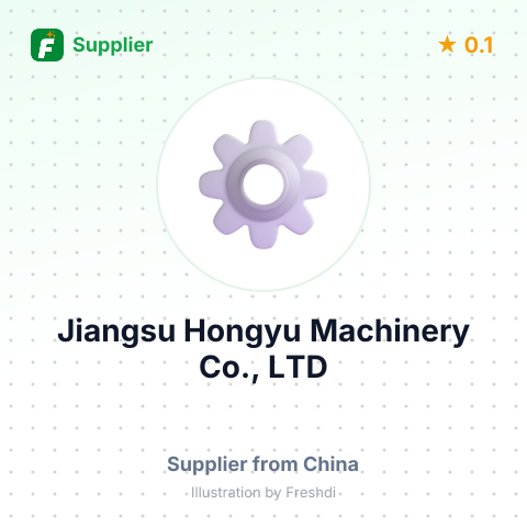 Jiangsu Hongyu Machinery Co., LTD – summary card, no photo uploaded yet