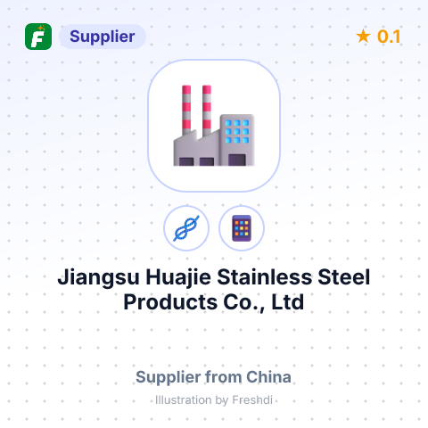 Jiangsu Huajie Stainless Steel Products Co., Ltd – summary card, no photo uploaded yet