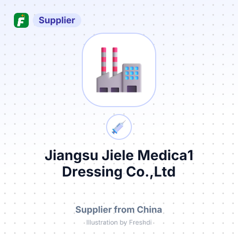Jiangsu Jiele Medica1 Dressing Co.,Ltd – summary card, no photo uploaded yet