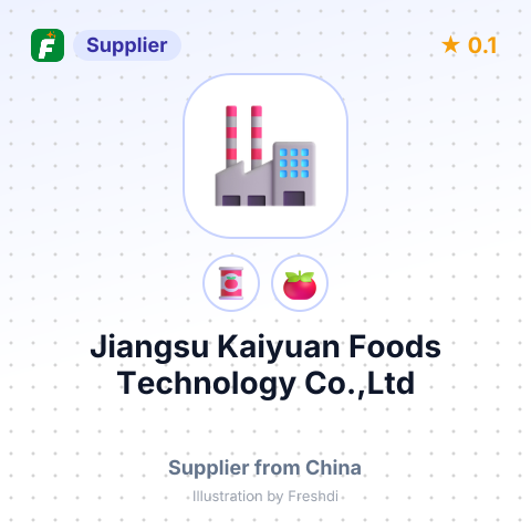 Jiangsu Kaiyuan Foods Technology Co.,Ltd – summary card, no photo uploaded yet