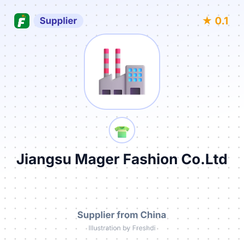 Jiangsu Mager Fashion Co.Ltd – summary card, no photo uploaded yet