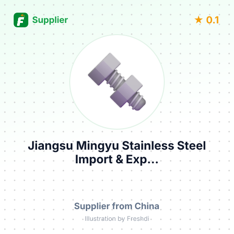 Jiangsu Mingyu Stainless Steel Import & Exp... – summary card, no photo uploaded yet