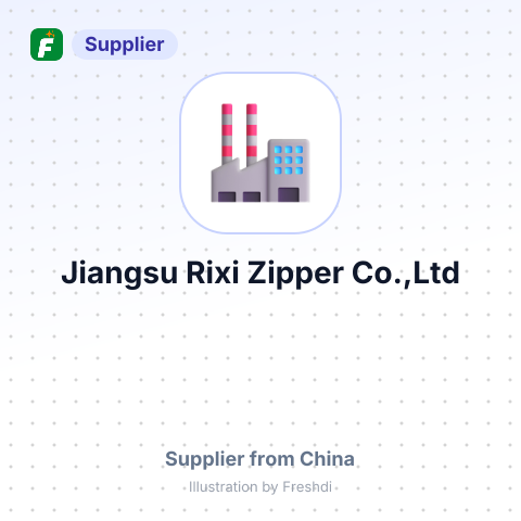 Jiangsu Rixi Zipper Co.,Ltd – summary card, no photo uploaded yet