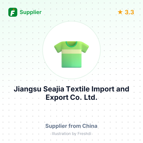 Jiangsu Seajia Textile Import and Export Co., Ltd. – summary card, no photo uploaded yet