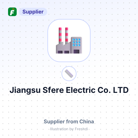 Jiangsu Sfere Electric Co.,LTD – summary card, no photo uploaded yet