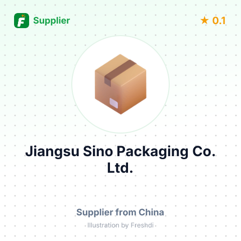 Jiangsu Sino Packaging Co., Ltd. – summary card, no photo uploaded yet