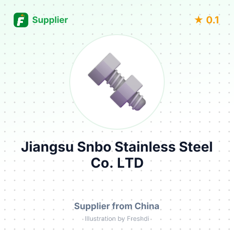 Jiangsu Snbo Stainless Steel Co. , LTD – summary card, no photo uploaded yet