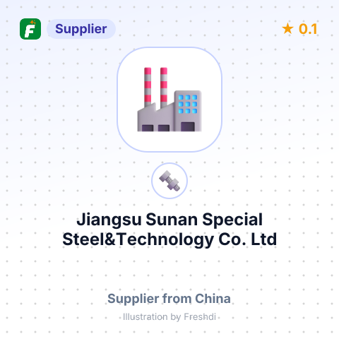 Jiangsu Sunan Special Steel&Technology Co.,Ltd – summary card, no photo uploaded yet