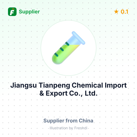 Jiangsu Tianpeng Chemical Import & Export Co., Ltd. – summary card, no photo uploaded yet