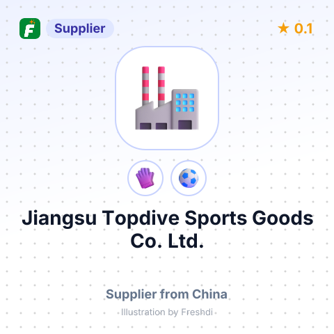 Jiangsu Topdive Sports Goods Co., Ltd. – summary card, no photo uploaded yet