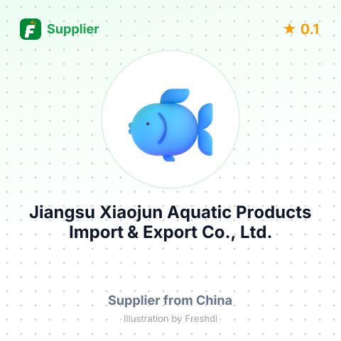 Jiangsu Xiaojun Aquatic Products Import & Export Co., Ltd. – summary card, no photo uploaded yet