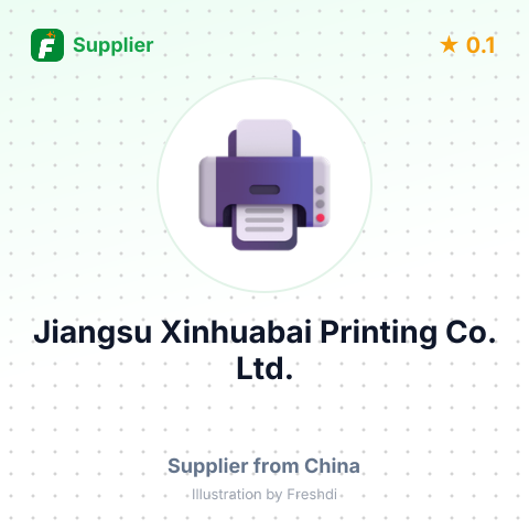 Jiangsu Xinhuabai Printing Co., Ltd. – summary card, no photo uploaded yet