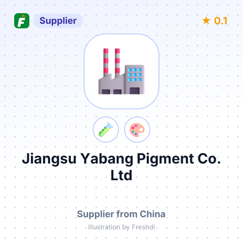 Jiangsu Yabang Pigment Co.,Ltd – summary card, no photo uploaded yet