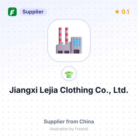 Jiangxi Lejia Clothing Co., Ltd. – summary card, no photo uploaded yet