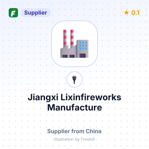 Jiangxi Lixinfireworks Manufacture – summary card, no photo uploaded yet