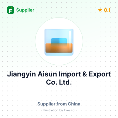 Jiangyin Aisun Import & Export Co., Ltd. – summary card, no photo uploaded yet