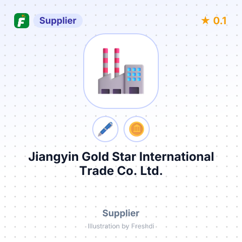 Jiangyin Gold Star International Trade Co., Ltd. – summary card, no photo uploaded yet