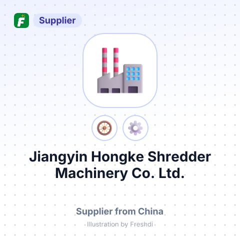 Jiangyin Hongke Shredder Machinery Co., Ltd. – summary card, no photo uploaded yet