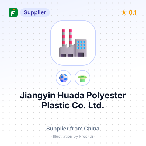 Jiangyin Huada Polyester Plastic Co., Ltd. – summary card, no photo uploaded yet