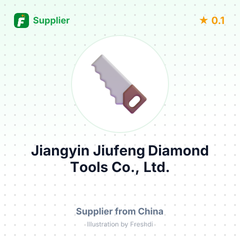 Jiangyin Jiufeng Diamond Tools Co., Ltd. – summary card, no photo uploaded yet