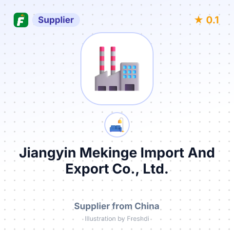 Jiangyin Mekinge Import And Export Co., Ltd. – summary card, no photo uploaded yet