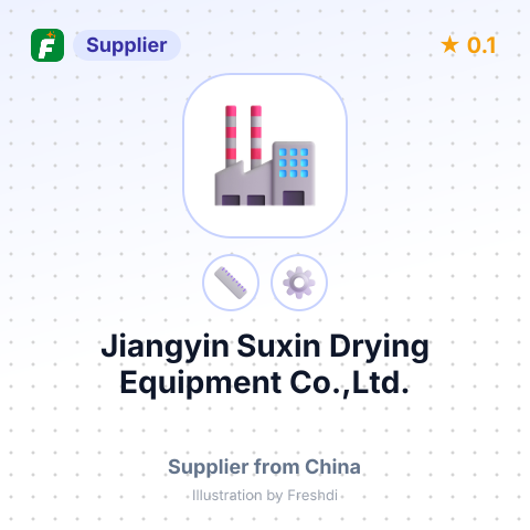 Jiangyin Suxin Drying Equipment Co.,Ltd. – summary card, no photo uploaded yet