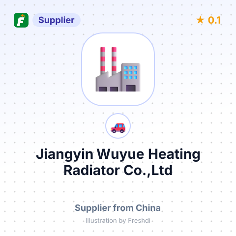 Jiangyin Wuyue Heating Radiator Co.,Ltd – summary card, no photo uploaded yet