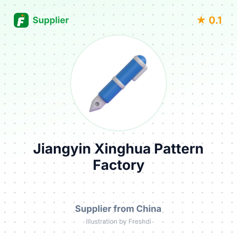 Jiangyin Xinghua Pattern Factory – summary card, no photo uploaded yet