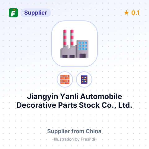 Jiangyin Yanli Automobile Decorative Parts Stock Co., Ltd. – summary card, no photo uploaded yet