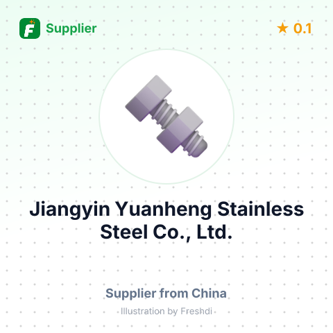 Jiangyin Yuanheng Stainless Steel Co., Ltd. – summary card, no photo uploaded yet
