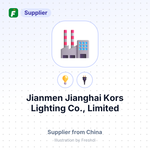 Jianmen Jianghai Kors Lighting Co., Limited – summary card, no photo uploaded yet