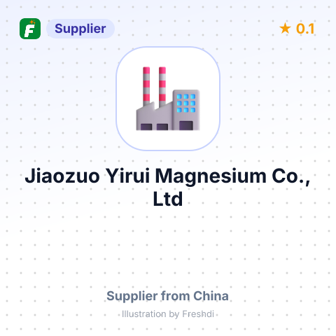 Jiaozuo Yirui Magnesium Co., Ltd – summary card, no photo uploaded yet