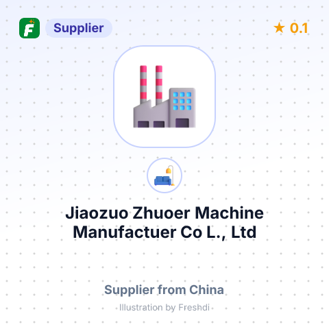 Jiaozuo Zhuoer Machine Manufactuer Co L., Ltd – summary card, no photo uploaded yet