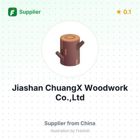 Jiashan ChuangX Woodwork Co.,Ltd – summary card, no photo uploaded yet